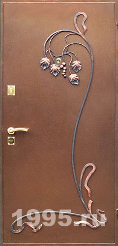 Металлические входные двери с ковкой Металлические входные двери с ковкой