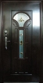 Двери с витражами и МДФ
