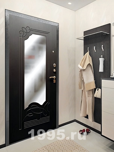 Дверь с фигурным зеркалом Дверь с фигурным зеркалом