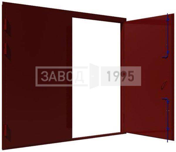 Фото гаражных распашных ворот Металлические гаражные ворота