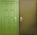 Дверь с порошковым напылением + МДФ №31