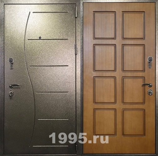 Дверь с порошковым напылением + МДФ №39 Дверь с порошковым напылением + МДФ №39