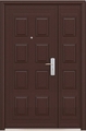 Тамбурная дверь с МДФ № 13