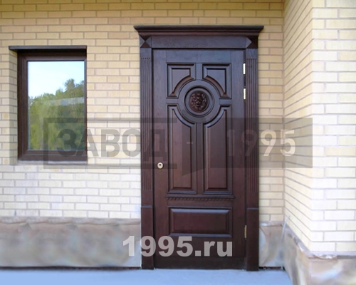 Массив дуба с резьбой