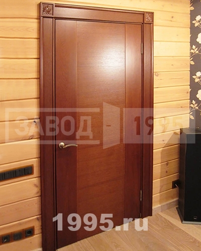 Внутренняя сторона двери из массива